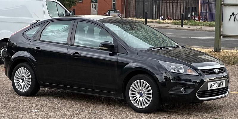 Black Used 2010 Ford Focus Titanium Hatchback | £4,250 (A bit pricey) - Image 1/4