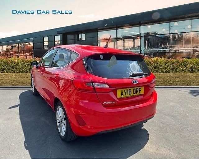 Used Ford Fiesta Titanium X 125 HP (91 kW) 2018 Red Hatchback