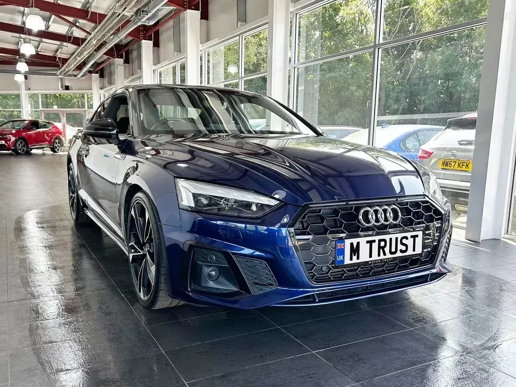 Used Audi A5 Performance 204 HP (150 kW) 2021 Blue Coupe