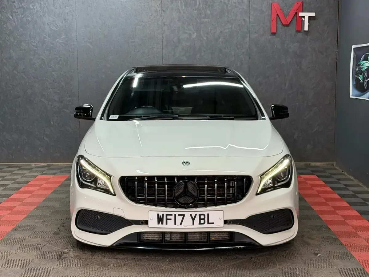Used Mercedes CLA200 AMG line 2017 White Coupe