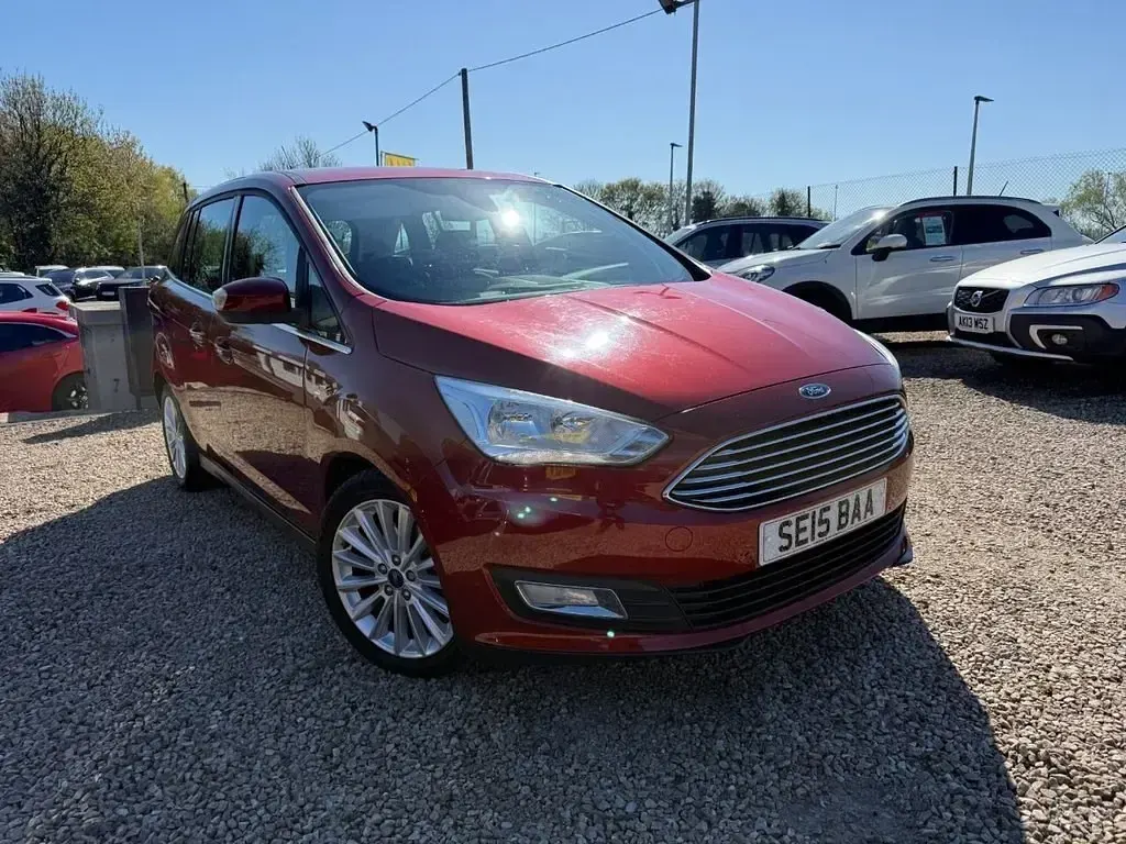 Usado Ford Grand C-Max Titanium 120 HP (88 kW) 2015 Vermelho Monovolume