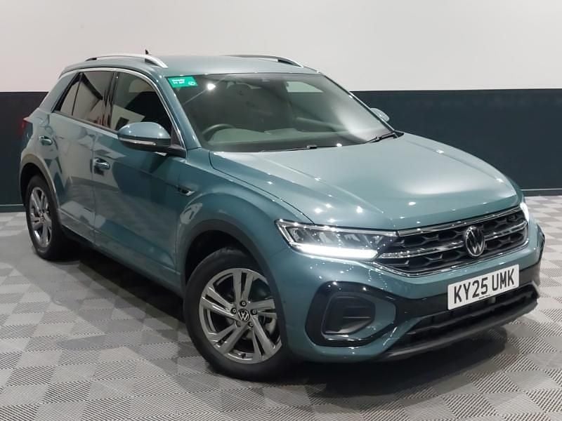 Blue Used 2025 VW T-Roc R-line SUV | £27,998 (Fair price) - Image 1/4