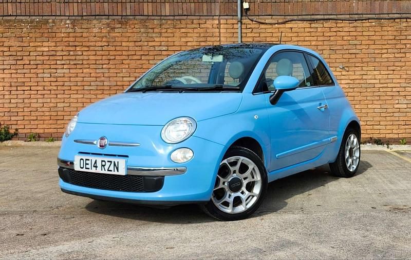 Used Fiat 500 Lounge 2014 Blue Hatchback