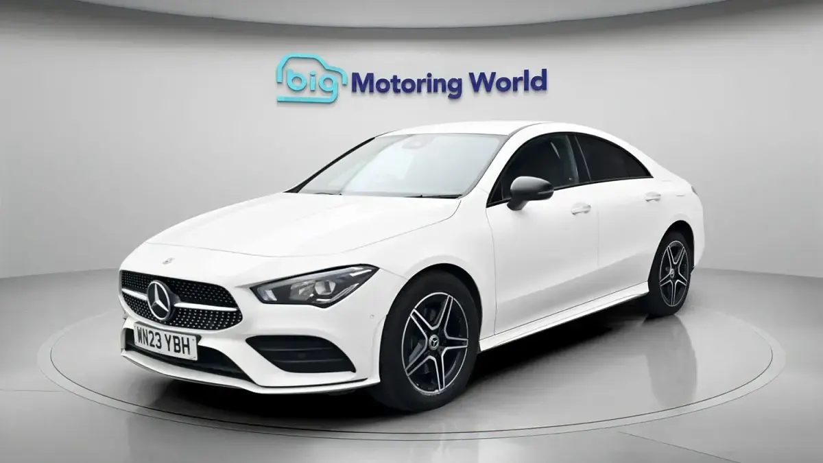 Used Mercedes CLA250e AMG Line Premium 218 HP (160 kW) 2023 White Coupe