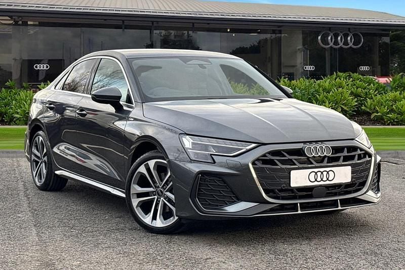 New Audi A3 S-Line 2026 Grey Sedan