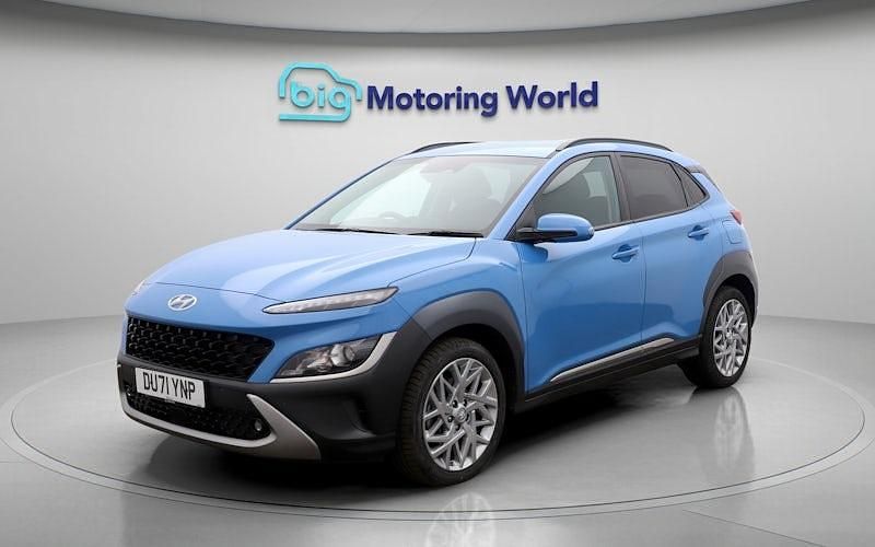 Used Hyundai Kona Premium 141 HP (103 kW) 2021 Blue SUV