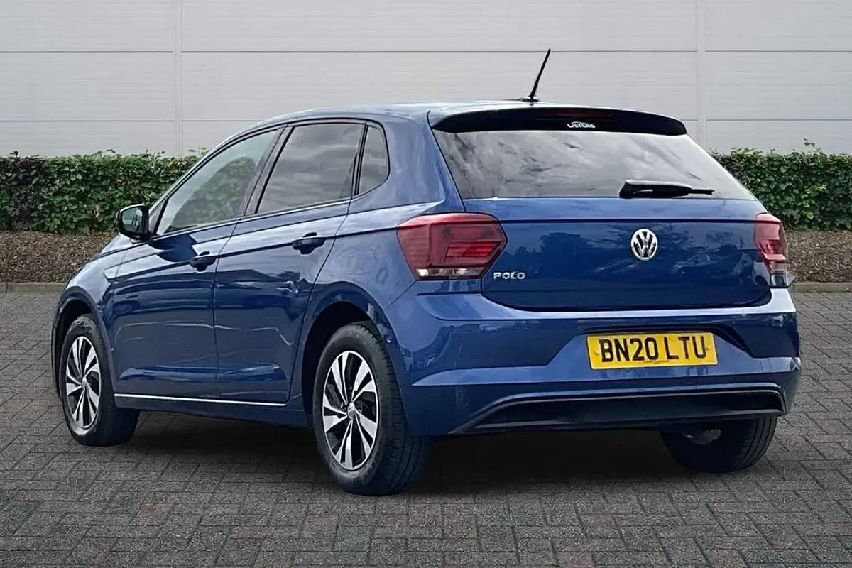 Used VW Polo Match 95 HP (69 kW) 2020 Blue Hatchback