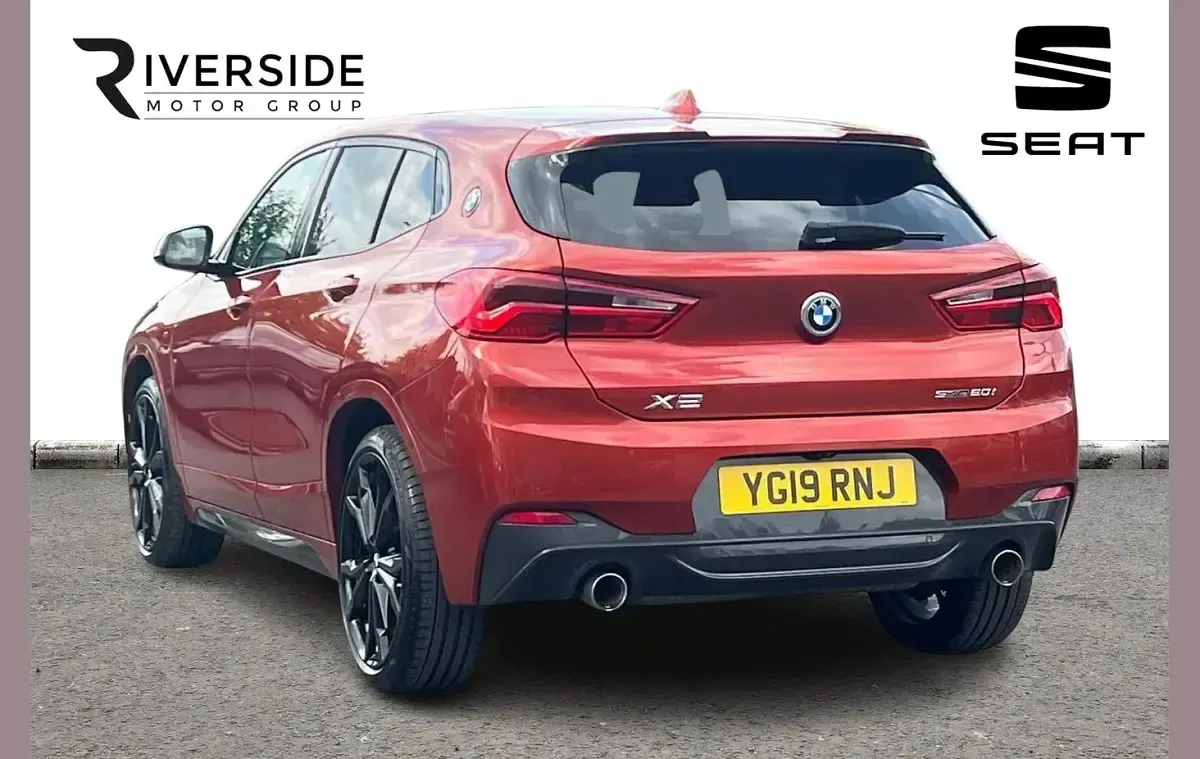 Used BMW X2 M Sport 192 HP (141 kW) 2019 Sunset orange metallic SUV