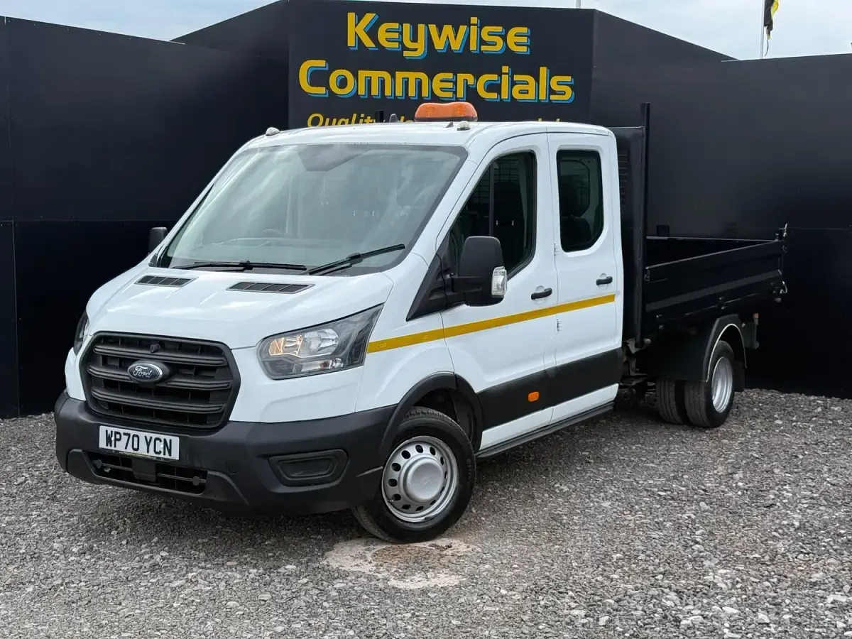 Used Ford Transit 130 HP (95 kW) 2021 White Cabriolet