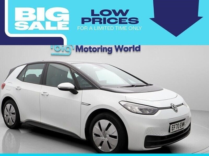 White Used 2020 VW ID.3 Pro Performance Hatchback | £11,600 (Good price) - Image 1/4