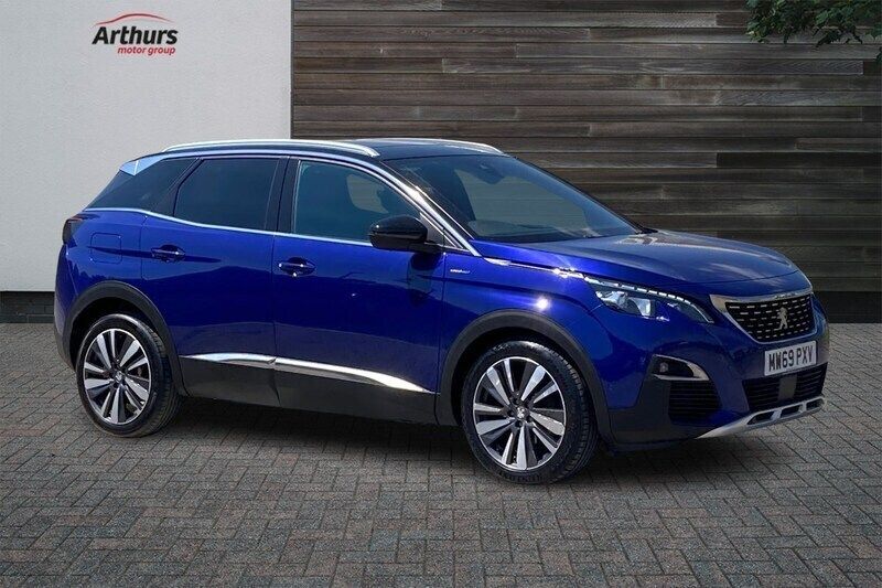 Blue Used 2019 Peugeot 3008 Premium Estate | £16,990 (Fair price) - Image 1/4