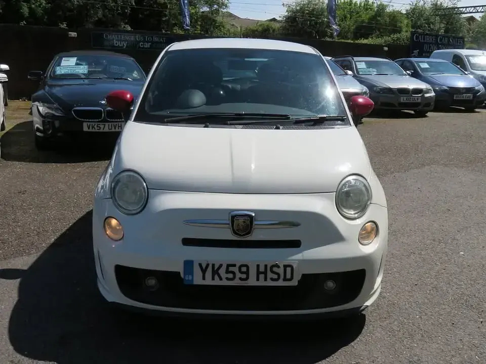 Used Abarth 500 135 HP (99 kW) 2009 White Hatchback