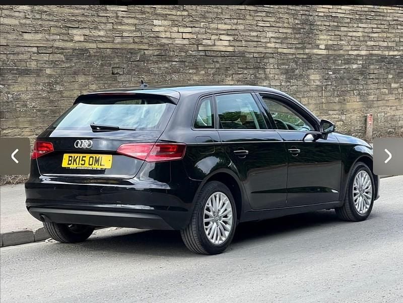 Used Audi A3 2015 Black Hatchback