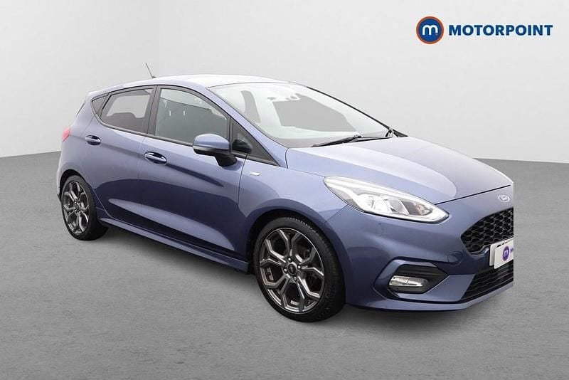 Blue Used 2021 Ford Fiesta ST-Line Hatchback | £12,749 (Fair price) - Image 1/4
