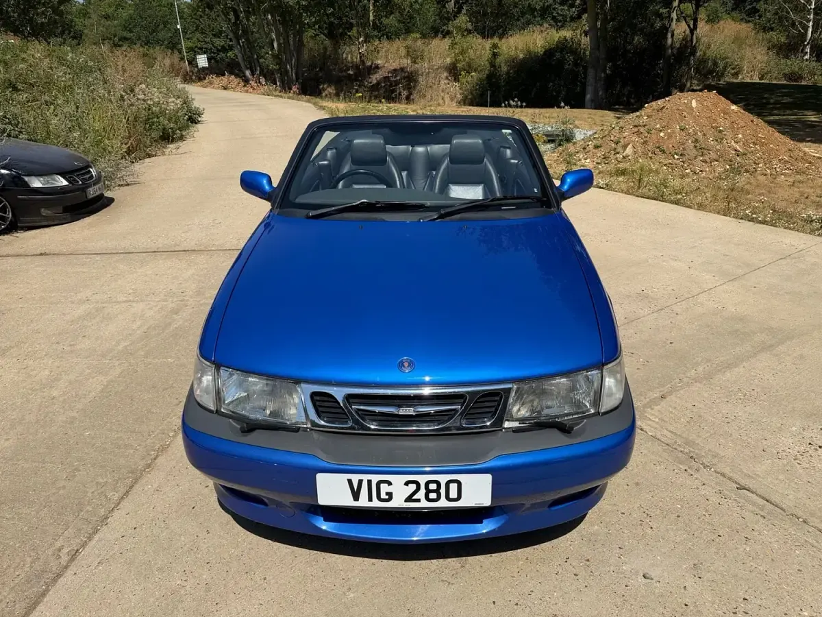Used Saab 9-3 1999 Blue Cabriolet