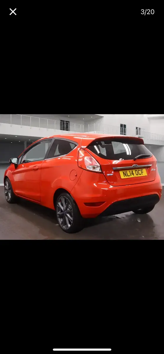 Second-hand Ford Fiesta Titanium 125 CP (91 kW) 2014 Roșu Hatchback