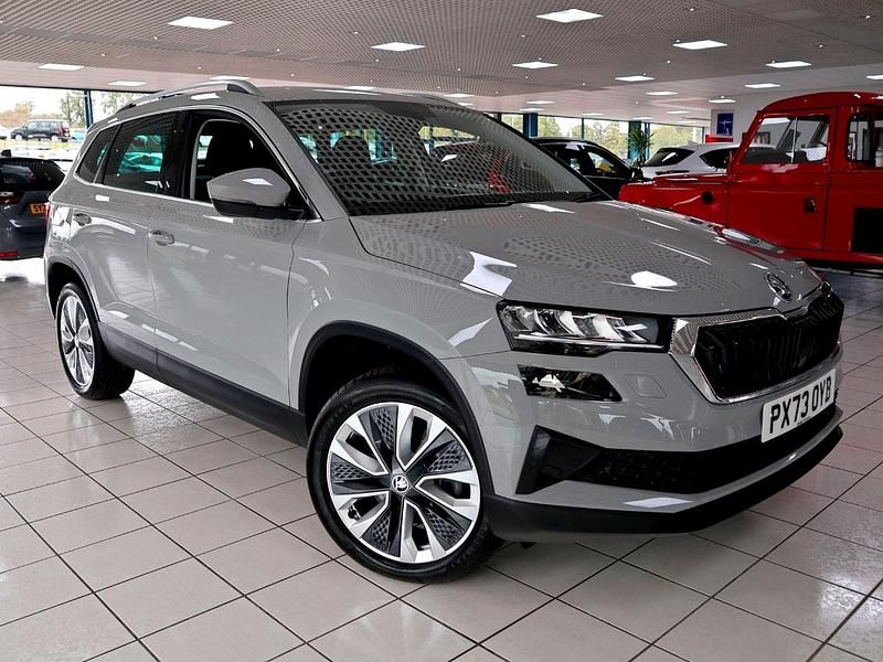Grey Used 2023 Skoda Karoq SE L SUV | £23,789 (Fair price) - Image 1/4