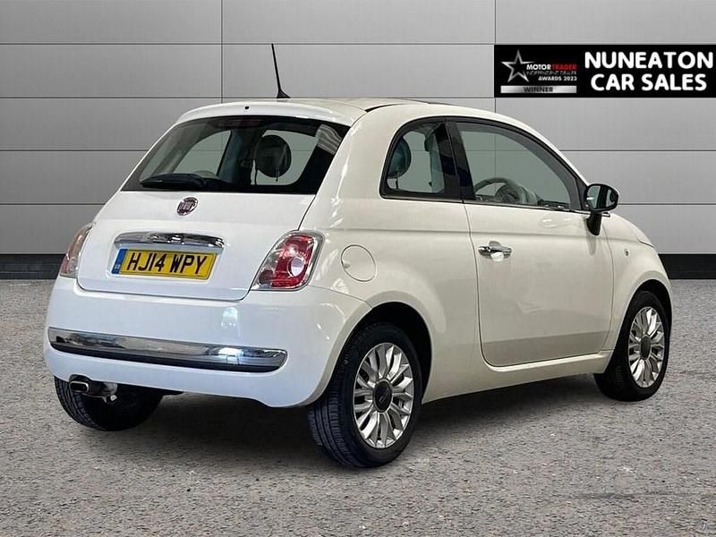 Used Fiat 500 Lounge 69 HP (50 kW) 2014 White Hatchback