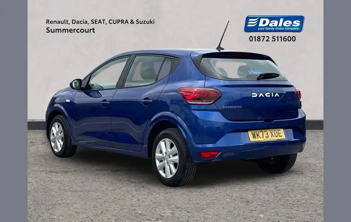 Used Dacia Sandero Expression 90 HP (66 kW) 2023 Blue Hatchback