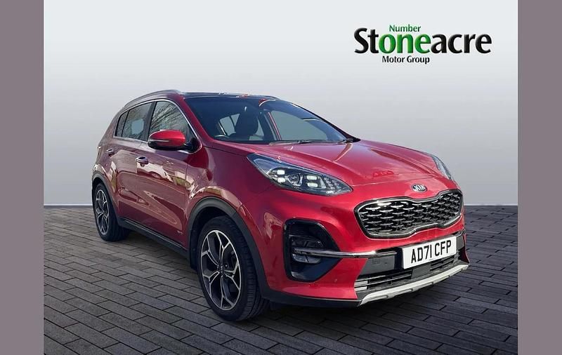 Used Kia Sportage GT-Line S 136 HP (100 kW) 2021 Red SUV
