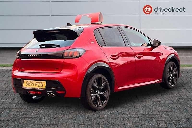 Used Peugeot 208 GTi 130 HP (95 kW) 2021 Red Hatchback