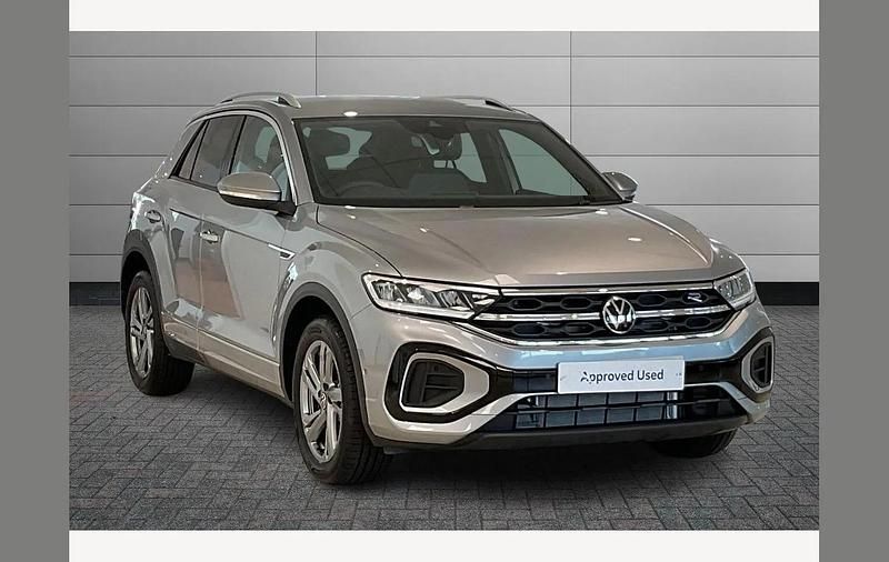 Pyrite silver Used 2025 VW T-Roc R-line SUV | £26,895 (Fair price) - Image 1/3