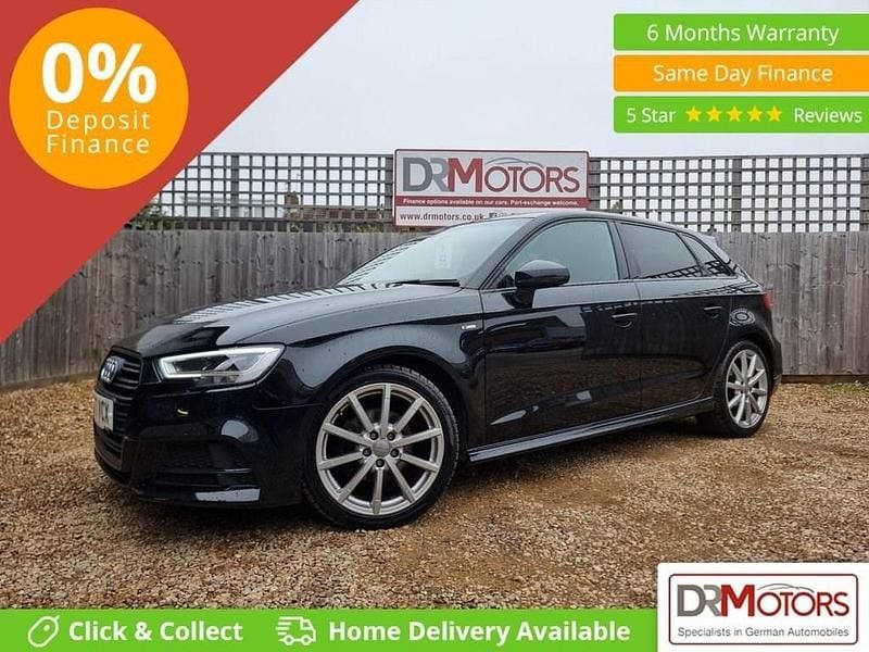Black Used 2017 Audi A3 Sportback Black Edition Hatchback | £11,240 (Fair price) - Image 1/4