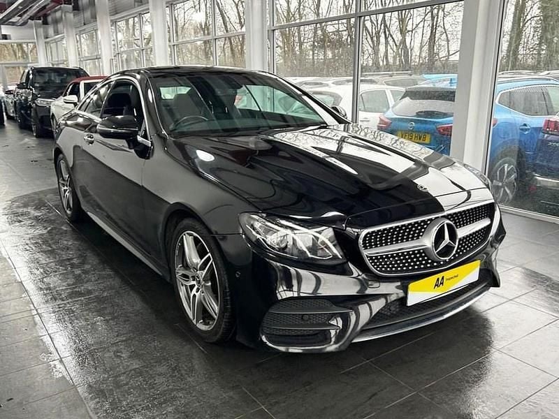 Used Mercedes E220 AMG Line Premium 194 HP (142 kW) 2018 Black Coupe