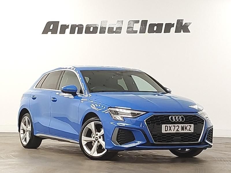 Used Audi A3 e-tron S-Line 204 HP (150 kW) 2023 Blue Hatchback