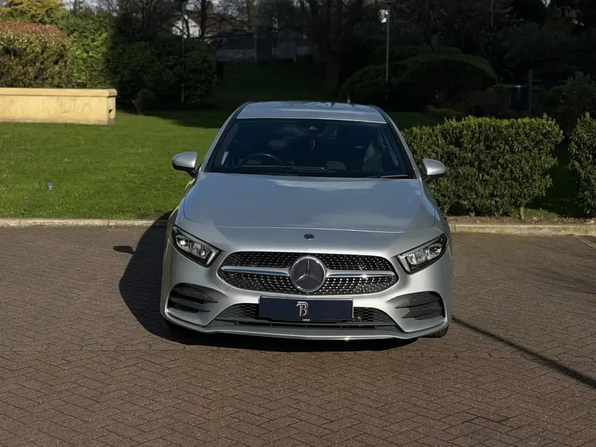 Used Mercedes A180 AMG line 116 HP (85 kW) 2018 Silver Hatchback