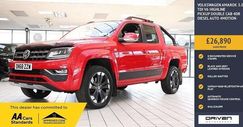 Used VW Amarok Highline 2018 Red Pickup