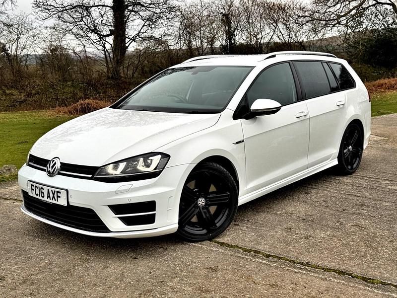 Used VW Golf VII R 2016 White Estate
