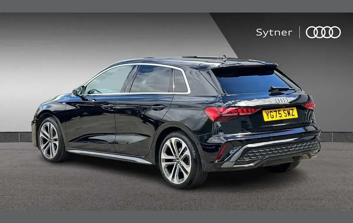 Used Audi A3 S-Line 147 HP (108 kW) 2025 Black Hatchback