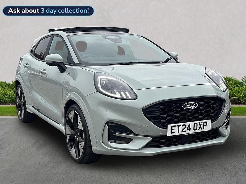 Grey Used 2024 Ford Puma ST-Line X SUV | £21,299 (Expensive) - Image 1/4