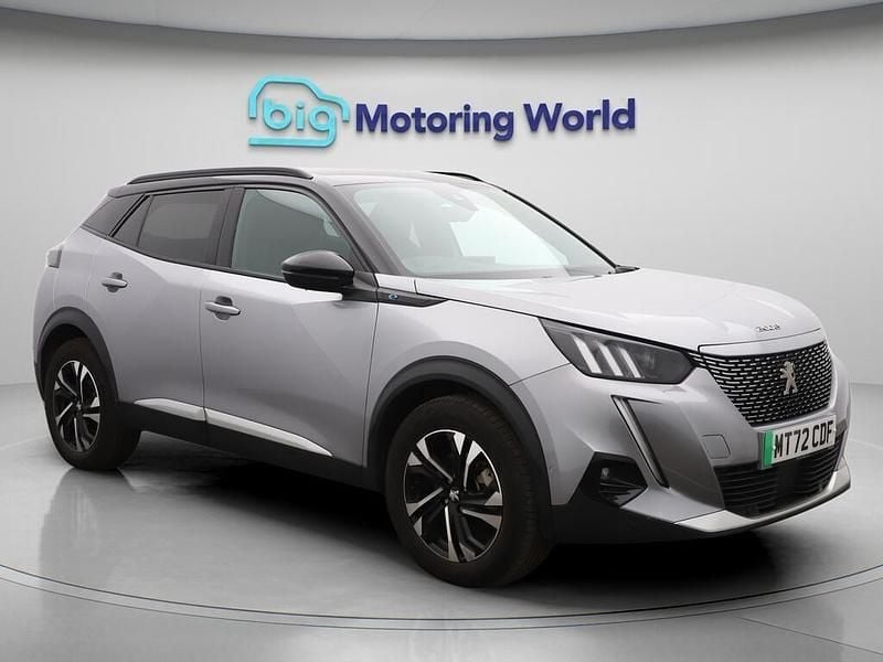Grey Used 2022 Peugeot e-2008 GT SUV | £12,500 (Fair price) - Image 1/4