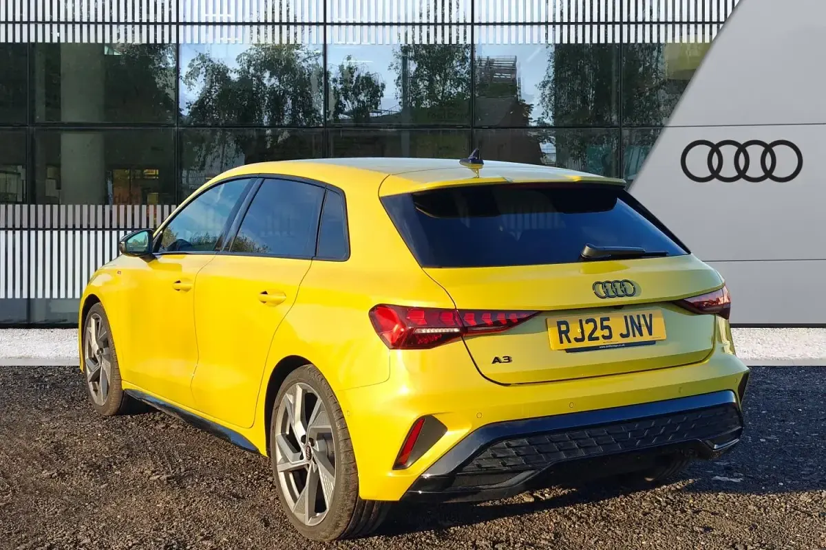 Used Audi A3 Sportback Black Edition 2025 Yellow Hatchback