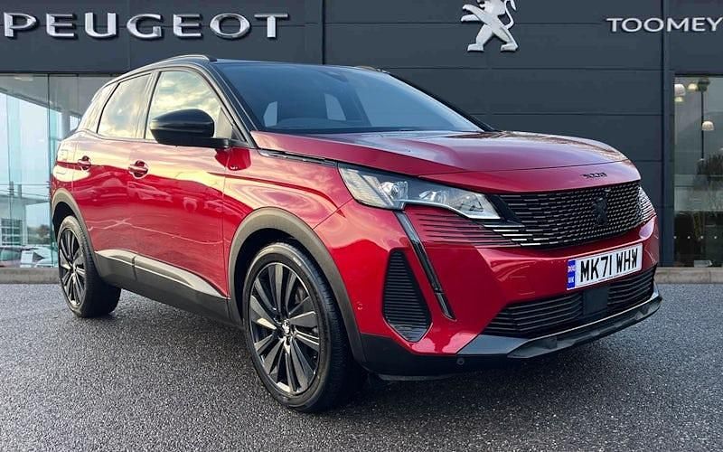 Red Used 2021 Peugeot 3008 Premium Estate | £17,350 (Fair price) - Image 1/4