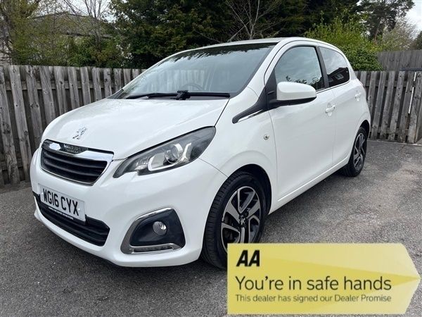 White Used 2016 Peugeot 108 Allure Hatchback | £5,495 (Fair price) - Image 1/1