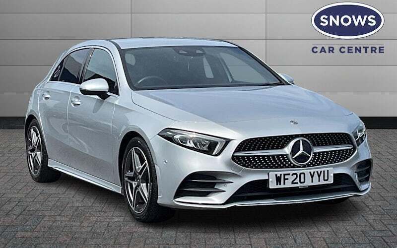 Silver Used 2020 Mercedes A200 AMG line Hatchback | £17,499 (Fair price) - Image 1/4