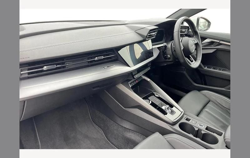 Used Audi A3 S-Line 150 HP (110 kW) 2023 Ibis white Sedan