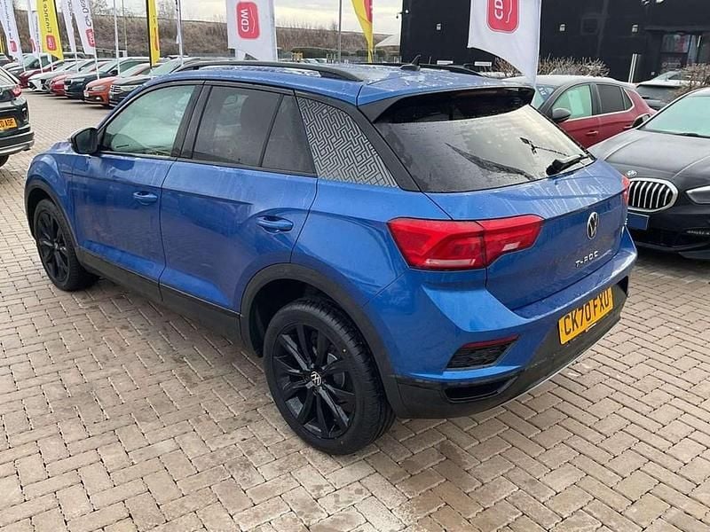 Used VW T-Roc Black Edition 113 HP (83 kW) 2020 Blue SUV