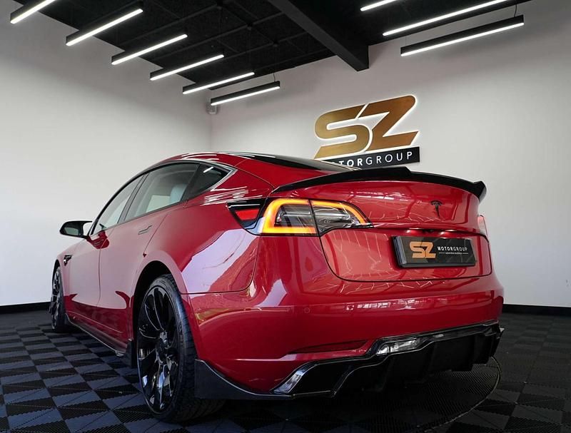 Used Tesla Model 3 Performance 461 kW (627 HP) 2021 Red Sedan