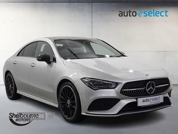 Used Mercedes CLA200 AMG Line Premium Plus 163 HP (119 kW) 2023 Silver Coupe