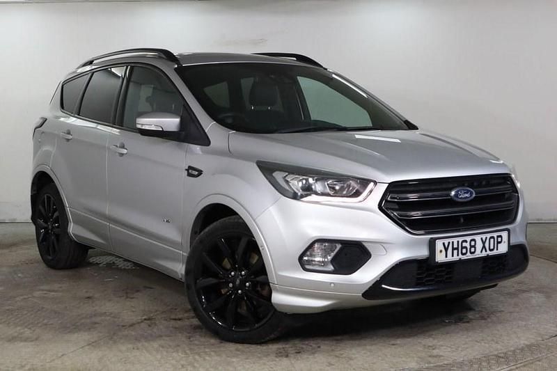Silver Used 2018 Ford Kuga ST-Line X SUV | £12,975 (A bit pricey) - Image 1/4