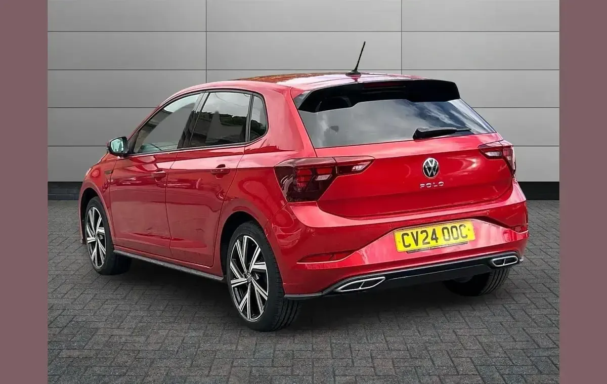Used VW Polo R-line 95 HP (69 kW) 2024 Red Hatchback