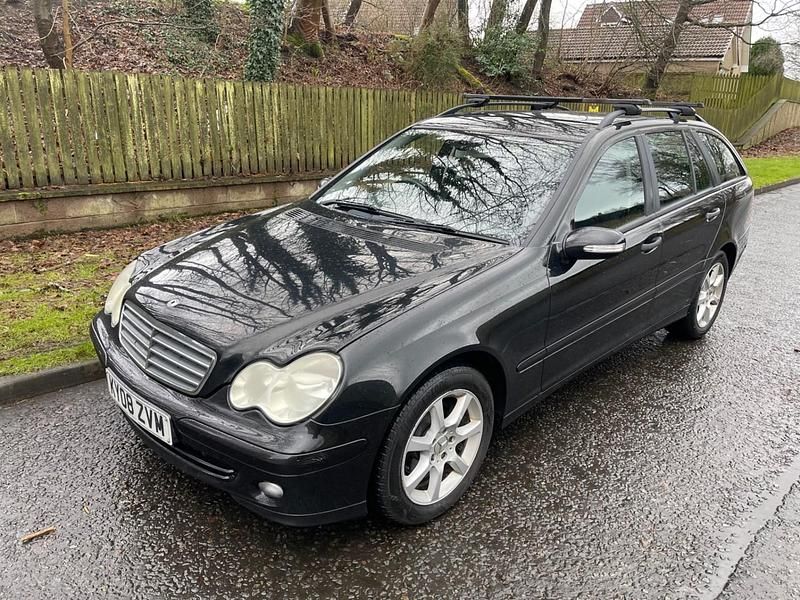 Used Mercedes C180 Classic 156 HP (114 kW) 2008 Black Estate