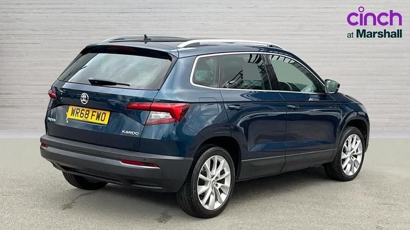 Used Skoda Karoq SE L 115 HP (84 kW) 2018 Blue SUV