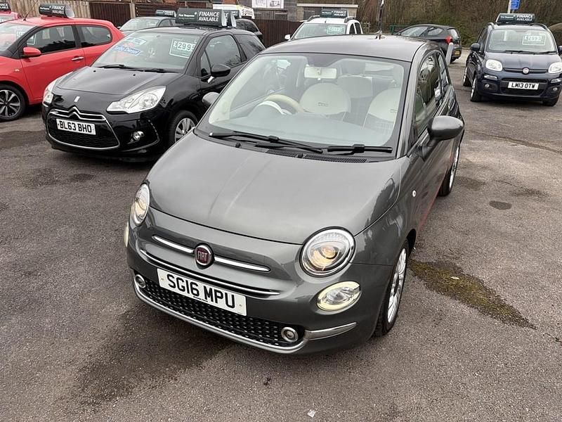 Used Fiat 500 Lounge 69 HP (50 kW) 2016 Grey Hatchback