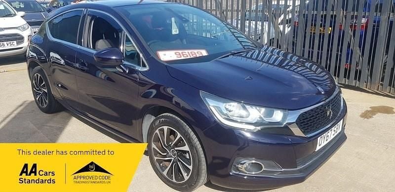 Blue Used 2017 DS Automobiles DS4 Elegance Hatchback | £5,495 (Good price) - Image 1/4