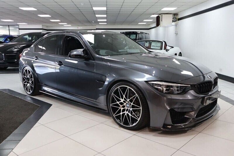 Grey Used 2018 BMW M3 Competition Edition Sedan | £37,949 (A bit pricey) - Image 1/4